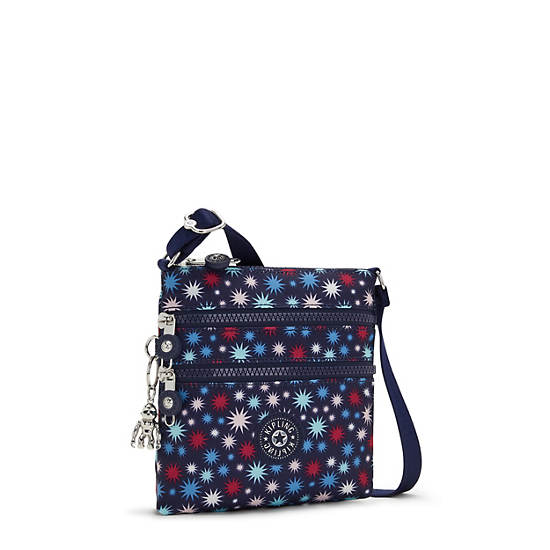 Kipling Alvar Extra Small Printed Mini Tassen Blauw | België 1902ZU